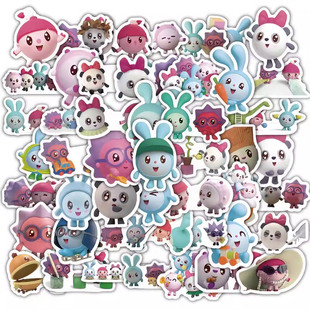 236张瑞奇宝宝贴纸儿童动画周边创意新款DIY装饰水杯玩具防水贴画