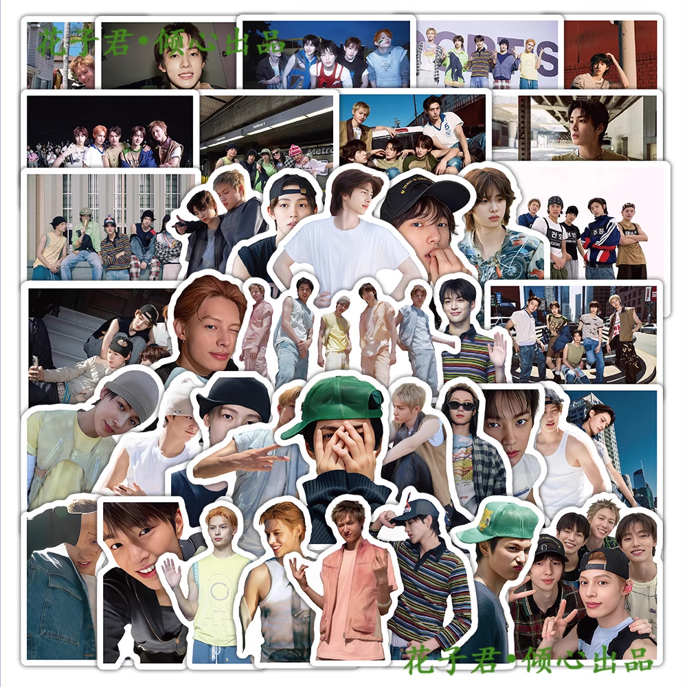 130张男团CORTIS贴纸帅气青春阳光ins风精美高清周边diy手机壳diy