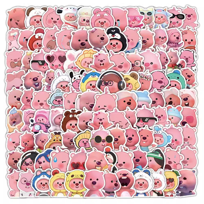 loopy贴纸可爱小海狸露比