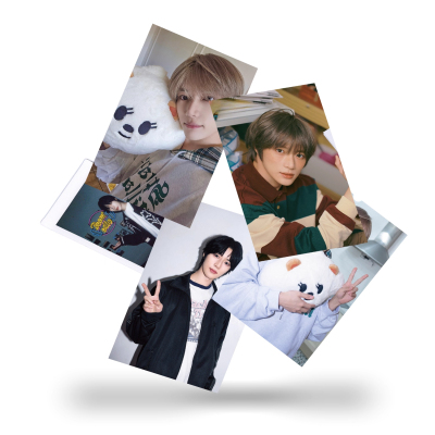 55张TXT自印小卡韩娱组合成员明星周边ins风高清明信片镭射lomo卡