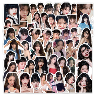 280张韩国爱豆张元 饰防水贴画 英贴纸IVE女团成员周边行李箱手机装