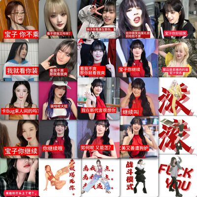 118张IDLE女团刻薄表情包贴纸