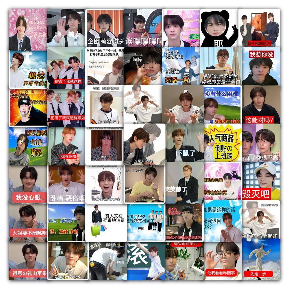 崔英宰申晶㬊韩振等TWS表情贴纸