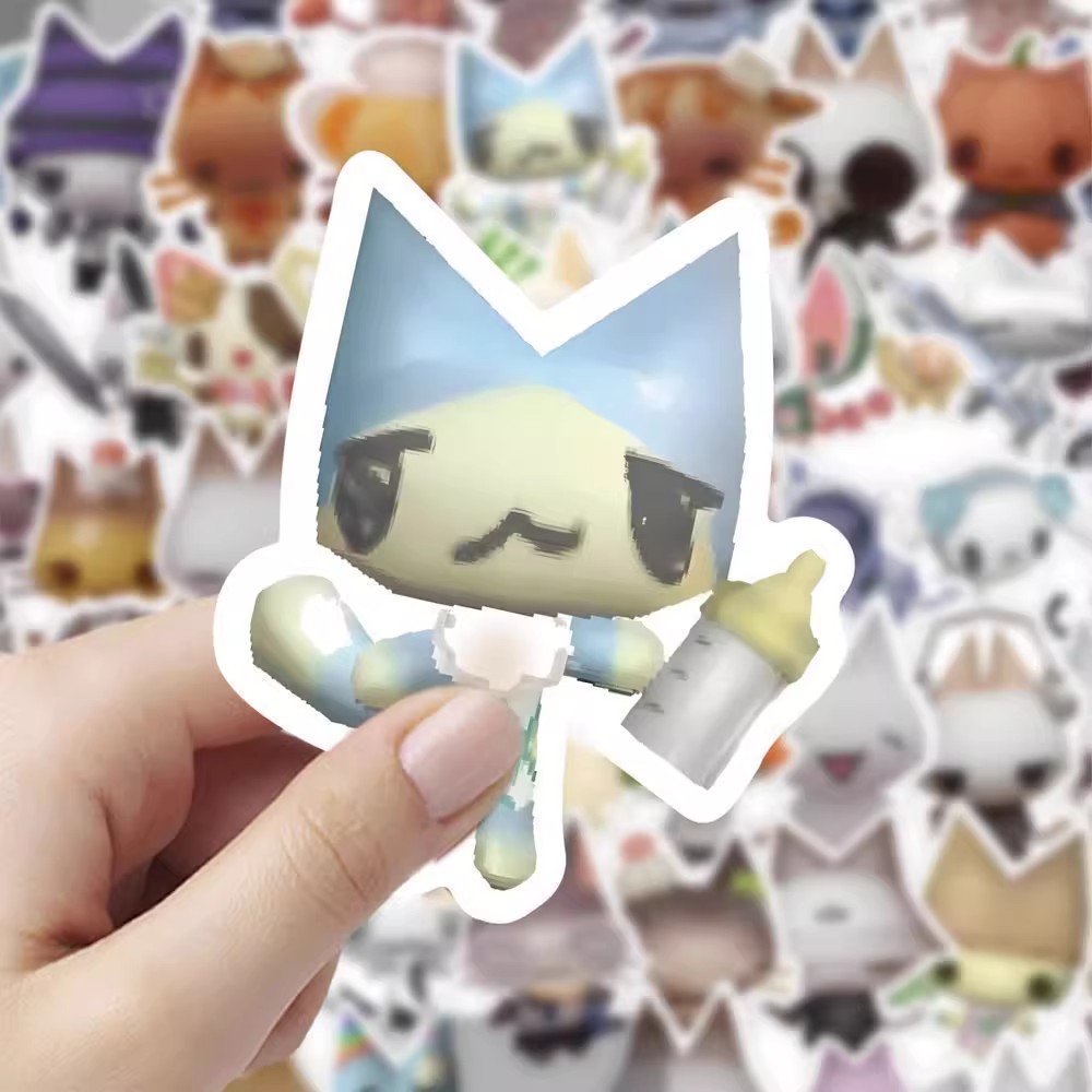 180张多罗猫表情包贴纸卡通可爱搞怪装饰手机壳涂鸦防水贴画桌面