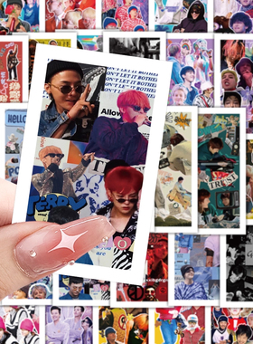 189张G-Dragon权志龙贴纸BIGBANG组合成员周边装饰手账防水贴画