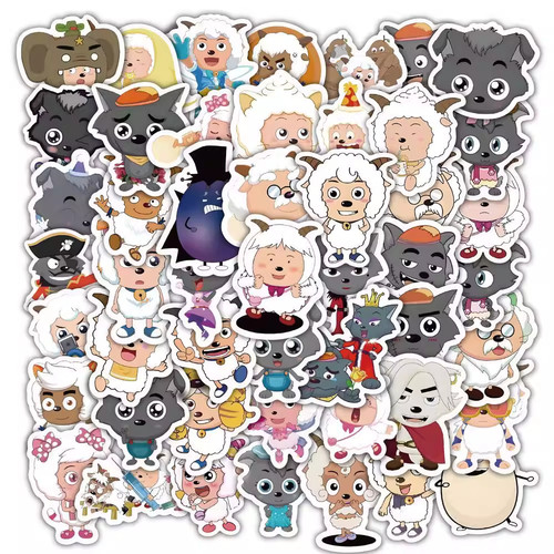 喜羊羊与灰太狼贴纸经典童年动画