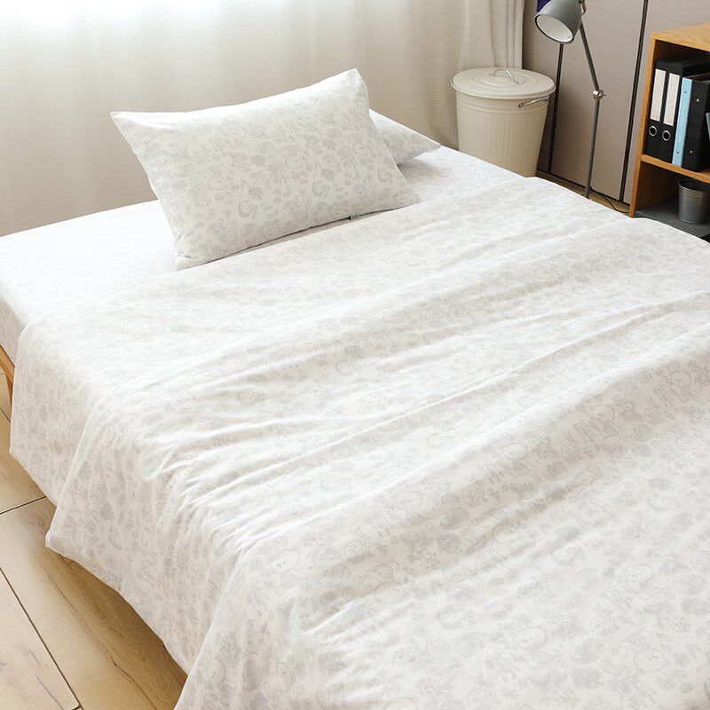 手绘小动物纯棉全棉被套单件1.5m1.8x2.0米纯棉单双人200x230被罩