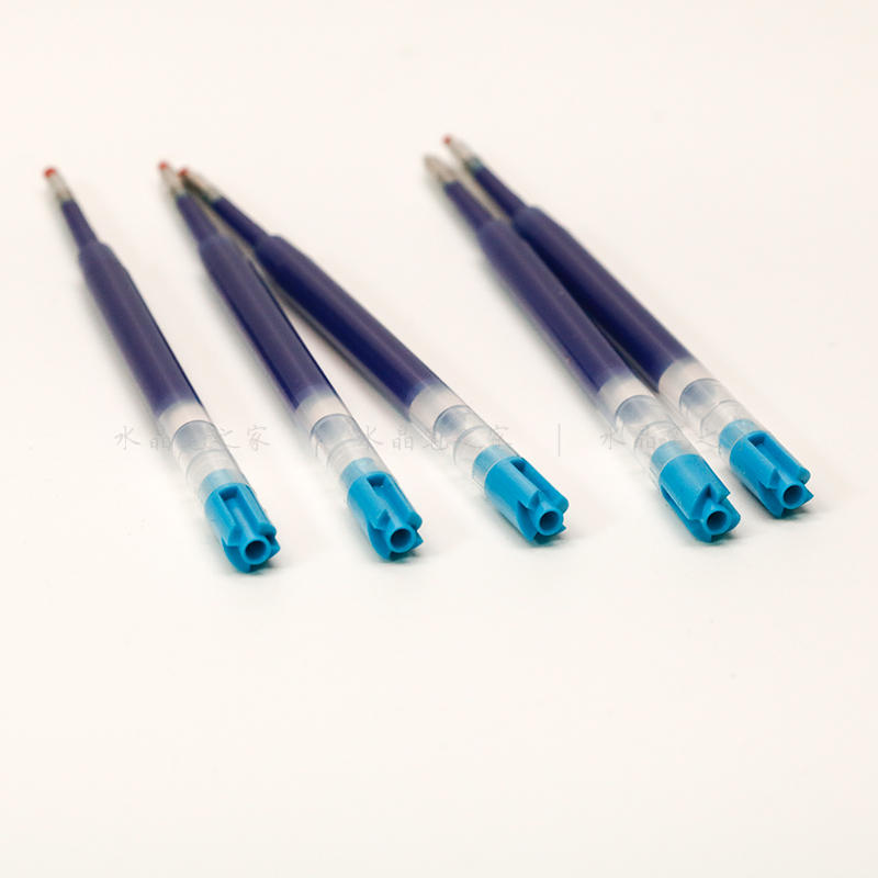 厂家直供 金属G2塑料蓝色水性 424签字笔芯 99MM签字 99厘米笔芯