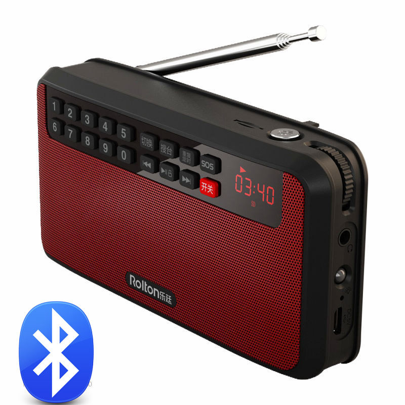 Rolton/乐廷T60老人蓝牙收音机广播便携迷你插卡老人随身听音箱