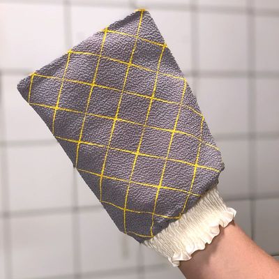 双面洗澡巾搓澡巾家用薄款强力去污擦澡巾戳灰搓背神器可爱澡巾