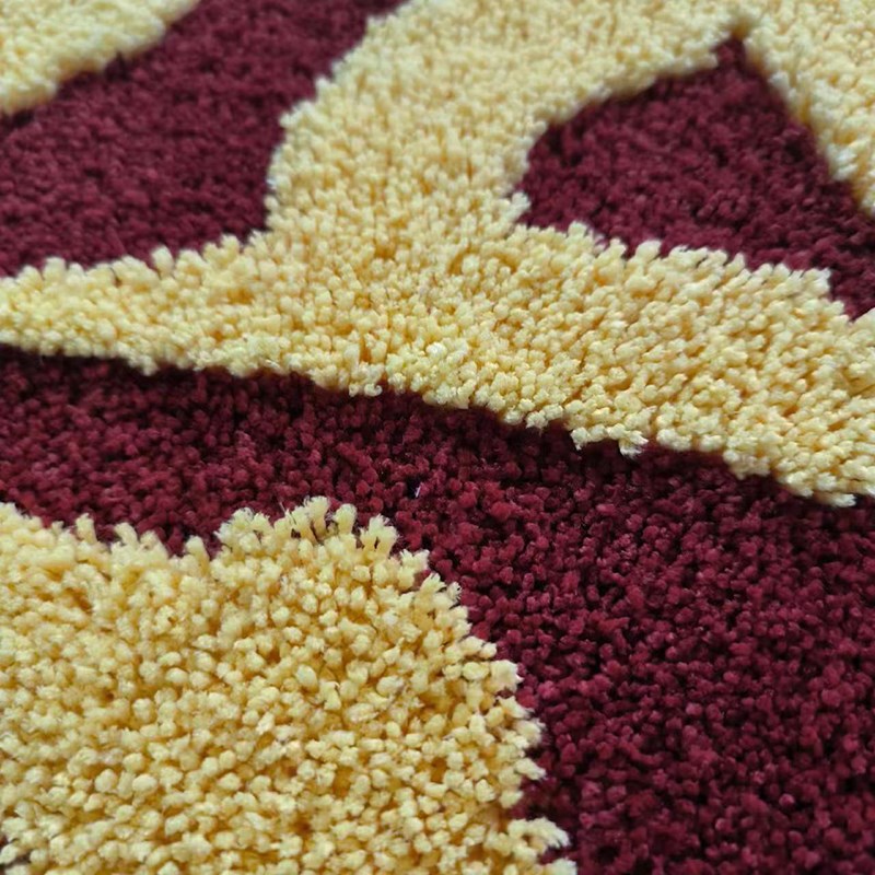 植绒簇绒卧室床边毯客厅茶几垫子浴室卫生间门口吸水防滑地垫定制