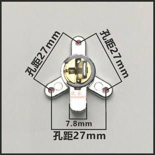 酒店锁芯 适用必达锁芯 三孔三角锁芯副厂TECH宾馆锁芯电子门锁头