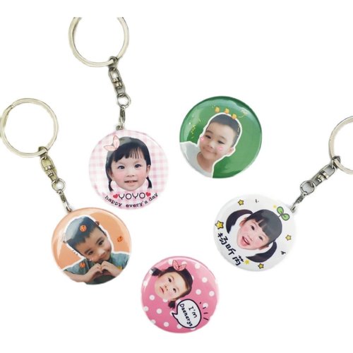 徽章钥匙扣冰箱贴定做胸牌马口铁胸章勋章大头定制胸针纪念章