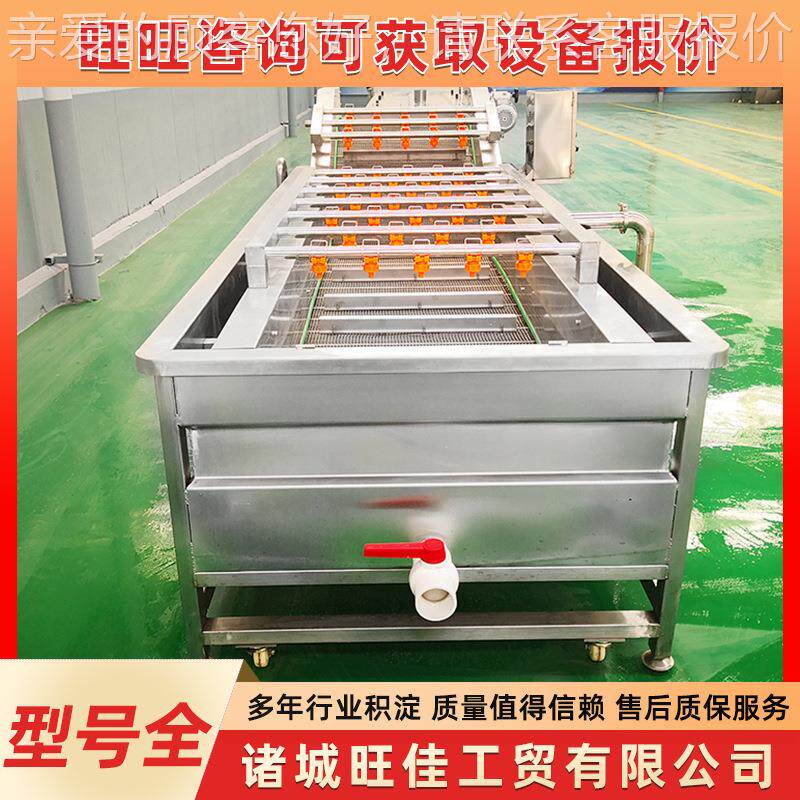 BYG不瓜锈钢新疆密洗机 哈全自动油菜去农残水果蔬菜清气泡清洗线