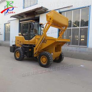 自动上料翻车斗 小型液度压货物装设备 狭载窄场地180自动上料旋