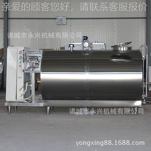 乳品定金制冷品存罐 生级卧卫式奶制保鲜冷藏搅拌运输储储罐