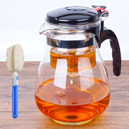 超大1800毫升飘逸杯耐热玻璃泡茶壶可拆过滤内胆冲茶器大容量茶具