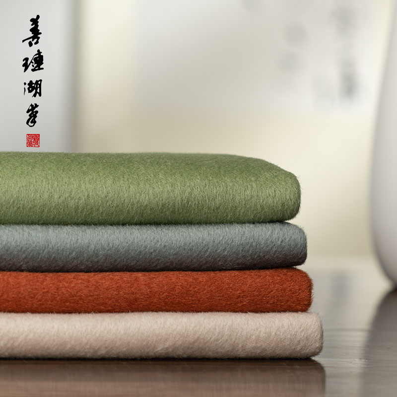 善琏湖笔毛毡毛毡垫书桌毛毡布书画毡布定制书法垫羊毛毡垫文房四