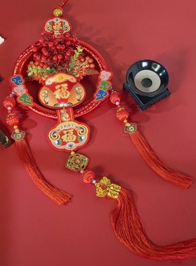 年年好年货铺代代有福2024龙年爆款室内灯笼挂件喜庆背景墙挂件。