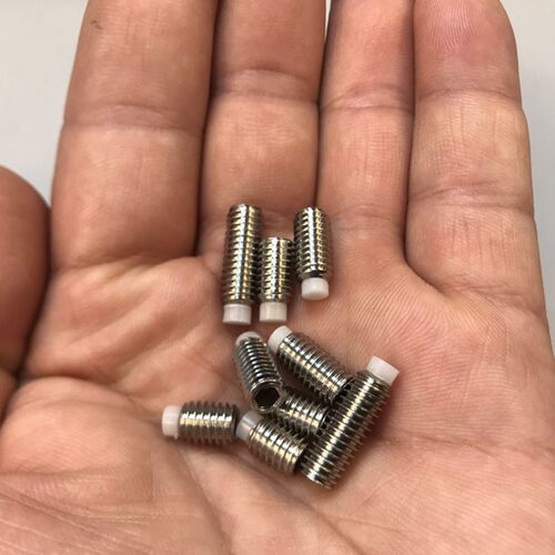 304不锈钢POM塑料柱塞波珠尼龙头顶丝胶头机米缓冲螺丝钉M2.5M16