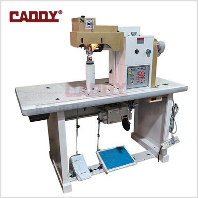 CADDY全自动上胶分边锤平机皮具箱包PVCPU热熔胶自动上胶锤平