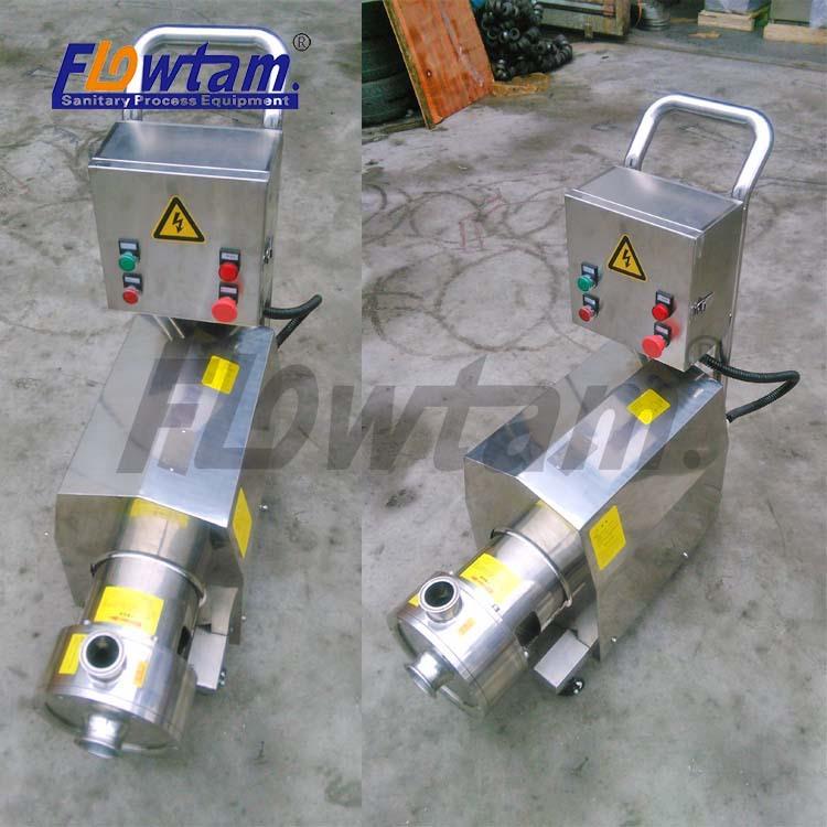 不锈钢管线式乳化泵单级乳化泵厂家高剪切乳化分散均质泵