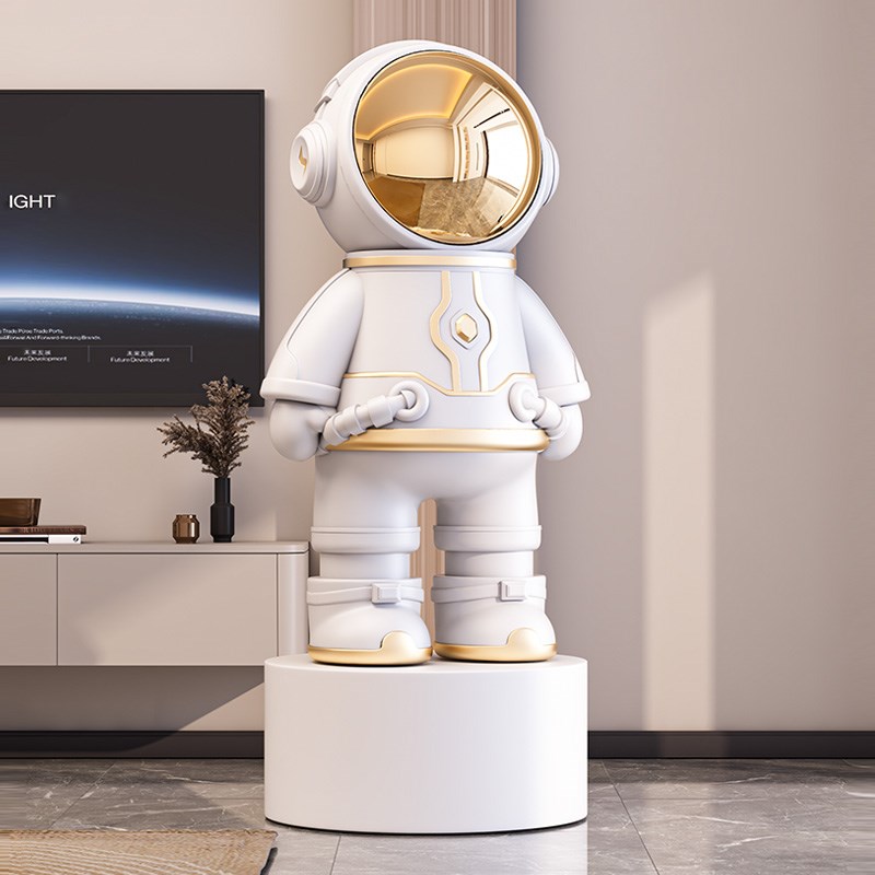 宇航员太空人客厅落地摆件电视柜沙发旁装饰品乔迁生日礼物高级感