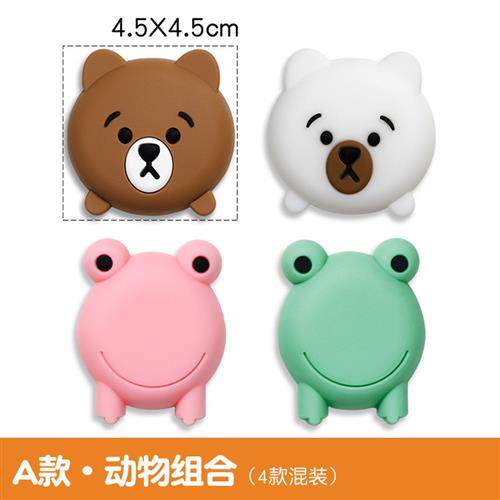 卡通门把手防撞门挡化妆室门防撞器垫门碰可爱免打孔门阻门挡器