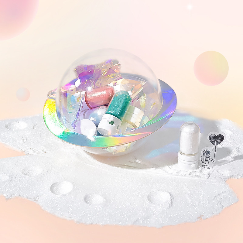 【让墨水炫光升级】金粉银粉自调闪粉DIY珠光彩色墨水钢笔玻璃笔