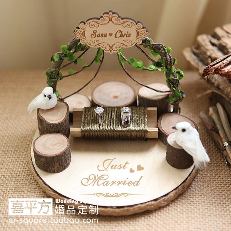 【喜平方】求婚拱门戒托手工戒托定制韩式结婚戒托婚礼情人节礼品