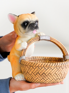 入户玄关收纳摆件美式家居饰品客厅装饰门口鞋柜上放钥匙小摆设