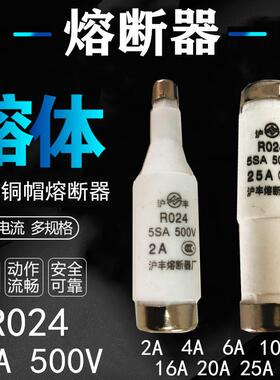沪丰保险管熔芯RO24R0245SA500V2A4A6A10A16A20A32A熔断器