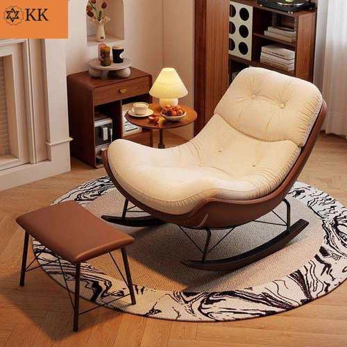 窝窝摇椅沙发椅休闲摇摇椅卧室客厅阳台舒适单人新款轻奢办公室卧