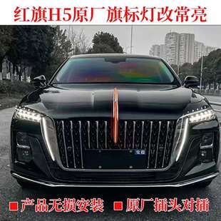 适用25款红旗H5机盖灯中网灯常亮改装LED流水灯旗标灯常亮线束