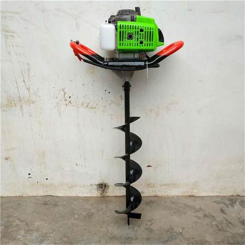 汽油地钻挖坑机单人农用施肥果园种植打桩栽树机打洞机