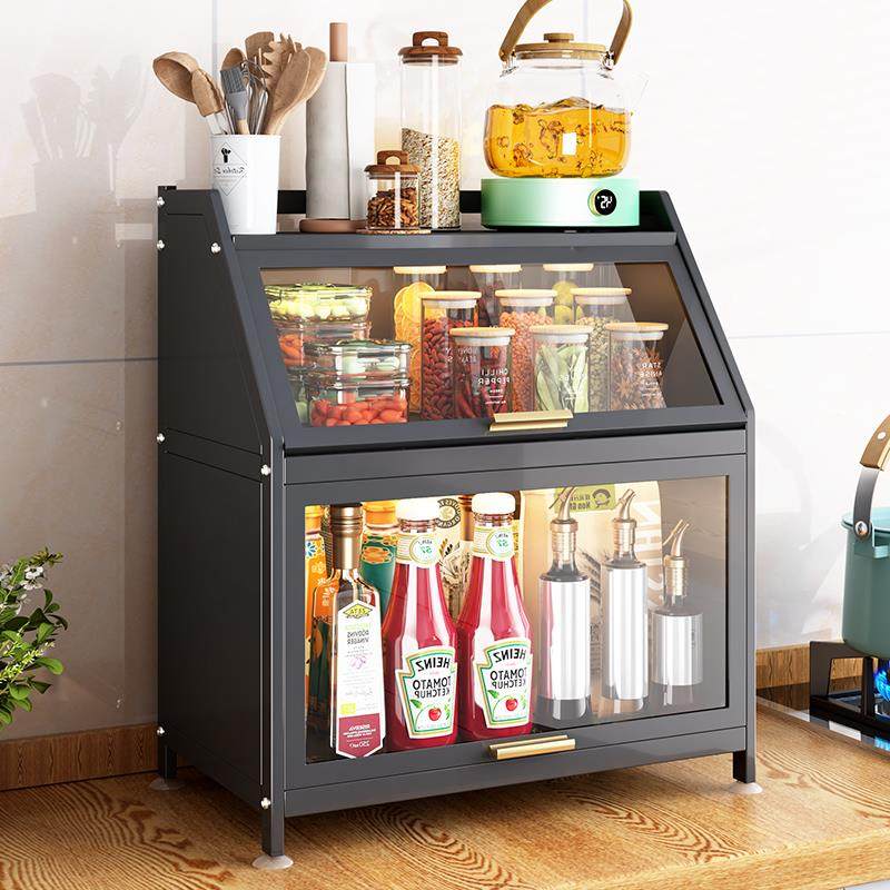 厨房防尘收纳置物架台面放碗碟盘油盐酱醋瓶架子卧室家用储物柜子,五金/工具,其他电线电缆,淘宝优惠券,粉丝福利购,淘宝优惠卷