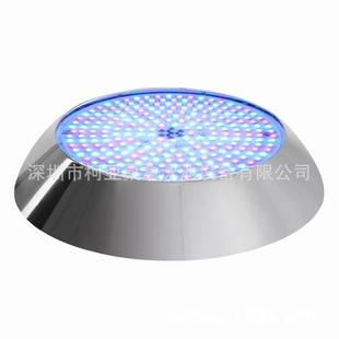 RGB七彩遥控泳池水下灯KY8005S 泳池水底灯 IP68等级LED挂壁式 薄款