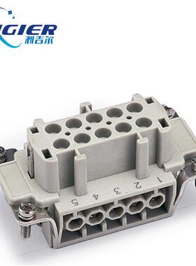 唯恩WAINHE-010-F重载连接器10芯16A500V母插芯连接器