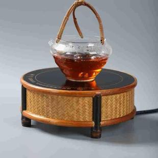 手工竹编煮电陶炉专用小型迷你家用小泡茶炉宽18.5高5.5