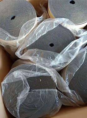 现货5mm厚海绵胶带 单面黑色低密度防撞 嗨棉胶条喇叭密封自粘 垫