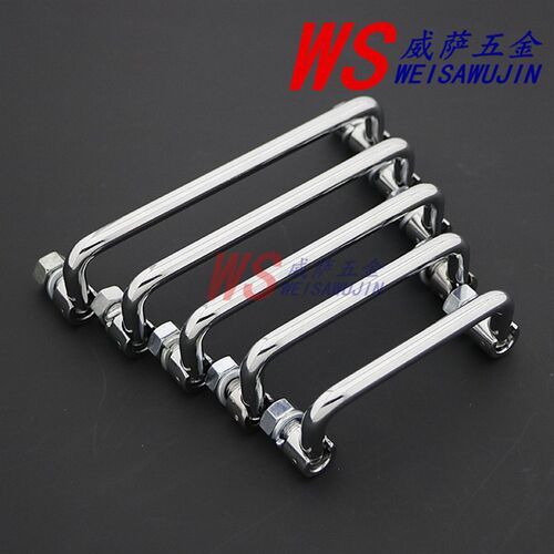 折叠不锈钢304拉手LS506 U型把手冷轧钢板提手PL004锁具 孔距100