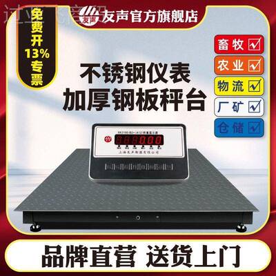 友声地磅秤1SAU23t小吨猪加称厚电子牛畜牧小地磅物流型电子地磅