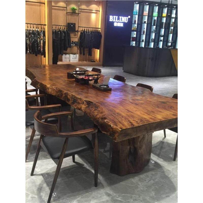 实木大板简约现代泡茶桌会议桌椅组合原木洽谈桌长条桌餐桌办公桌,3C数码配件,USB灯,淘宝优惠券,粉丝福利购,淘宝优惠卷