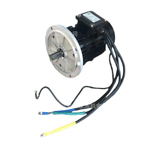 永沛电机YP80PC-48V0.8-1500电动平板车电机无刷直流电机加速快