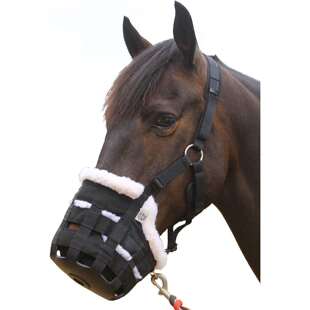 马嘴罩狗面罩嘴套防咬人防偷吃马笼头套马具装备马术用品头垒德株