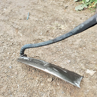 老式大锄手工锻打鹅脖锄长颈锄河南老式锄头农村专用大田除草锄头