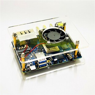 香橙派5Plus OrangePi集群外壳多层堆叠透明亚克力外壳风扇散热片