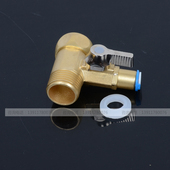 家用净水器纯水机配件2分进水三通球阀纯铜4分转2分转接阀门 包邮