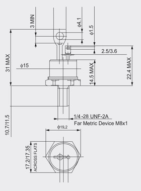 25RIA120 50RIA120 140 160  25A晶闸管 可控硅50A 10 16 40 RIA