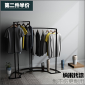 服装 挂衣架展示架流水台高低组合挂衣架 店衣服架子弧形中岛落地式